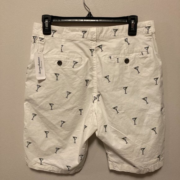 NWT Tommy Bahama Shorts Sz 30 Mix Master 569 Cont’l Men's Golf Martini Glasses - Picture 2 of 16